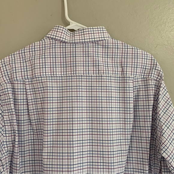 Men’s White Jos. A. Bank Long Sleeve Stretch Slim Fit Button Down Shirt - Picture 5 of 5